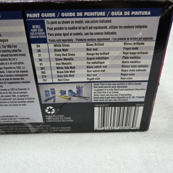 Revell 1956 Ford Thunderbird 1:24 Model Kit #85-4518 Pink Route 66 Series NIB - Picture 10 of 11